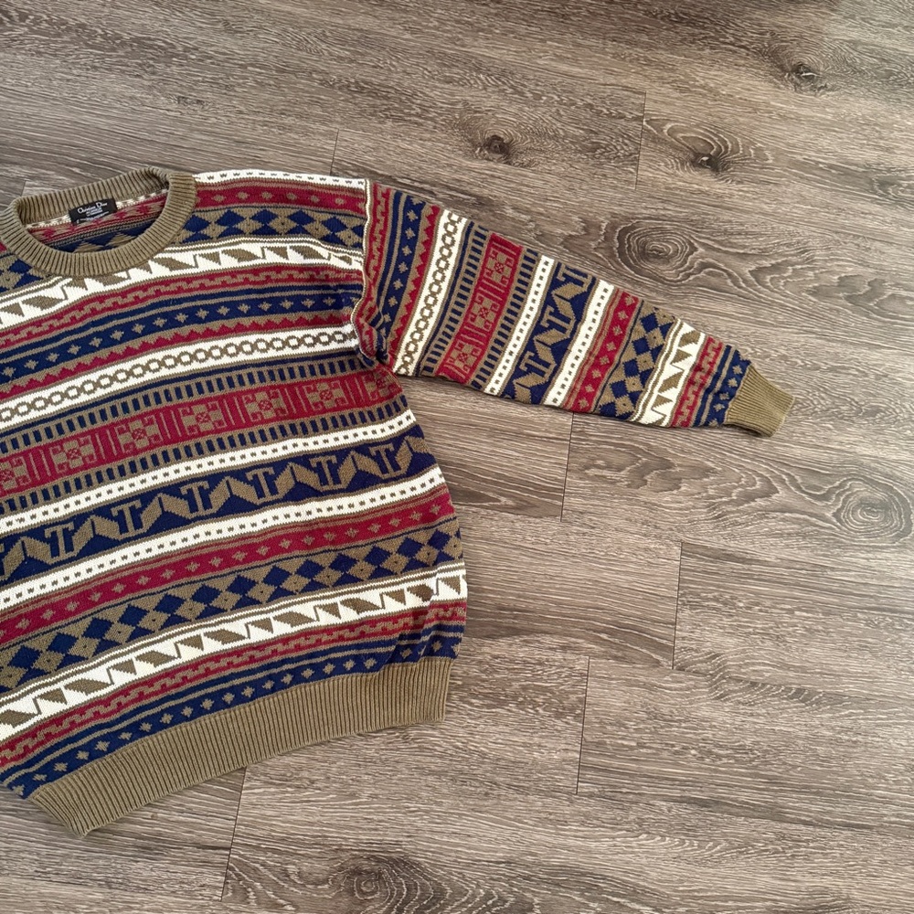Dior Multicolor Patterned Sweater - image 4